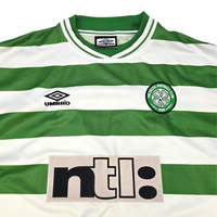 1999/01 Celtic Home Football Shirt (2XL) Umbro #7 Larsson