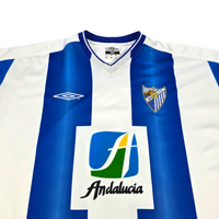 2003/04 Malaga Home Football Shirt (2XL) Umbro #24 Canabal