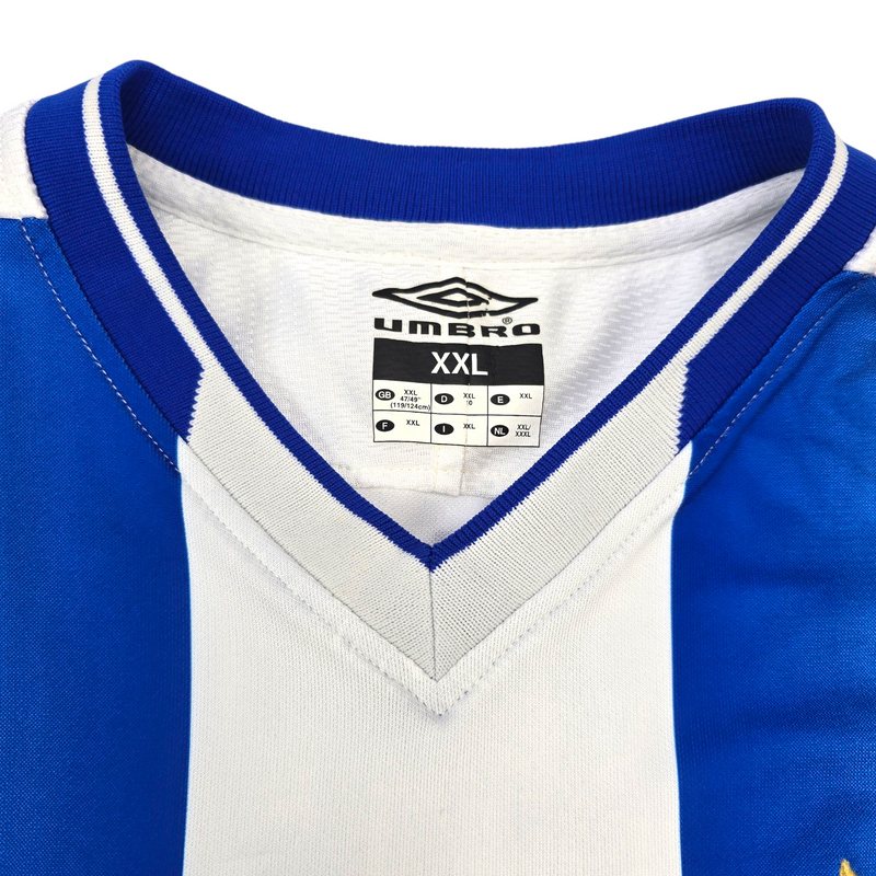 2003/04 Malaga Home Football Shirt (2XL) Umbro #24 Canabal