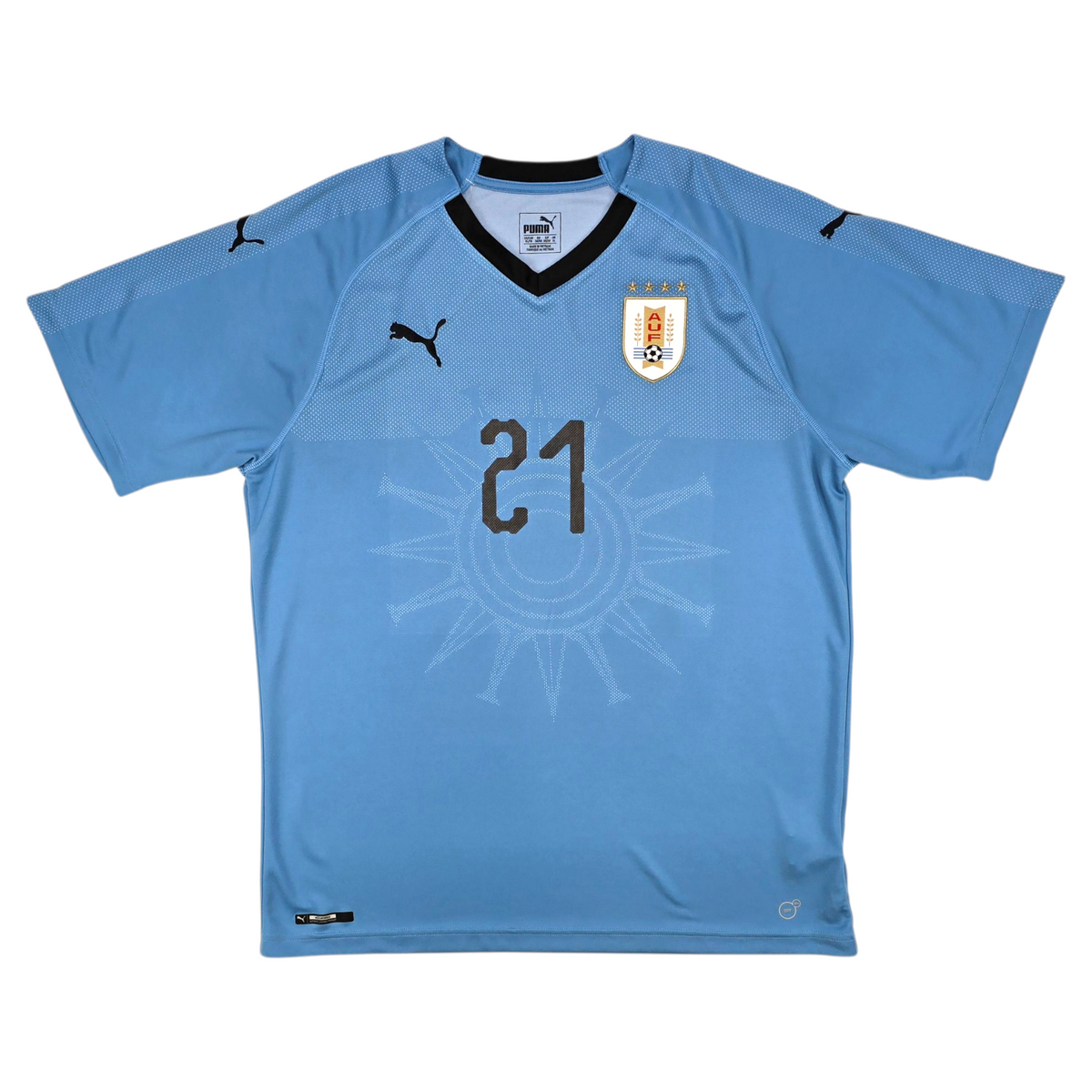 2018/19 Uruguay Home Football Shirt (XL) Puma #21 Cavani