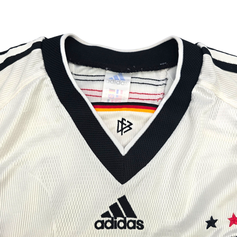 1998/00 Germany Home Football Shirt (M) Adidas #18 Klinsmann