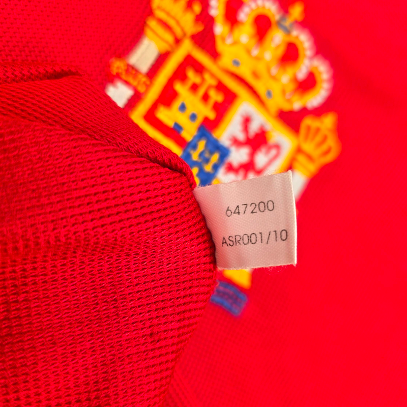 2000/02 Spain Home Football Shirt (L) Adidas #16 Mendieta