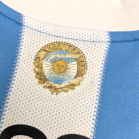 2010/11 Argentina Home Football Shirt (L) Adidas #10 Messi