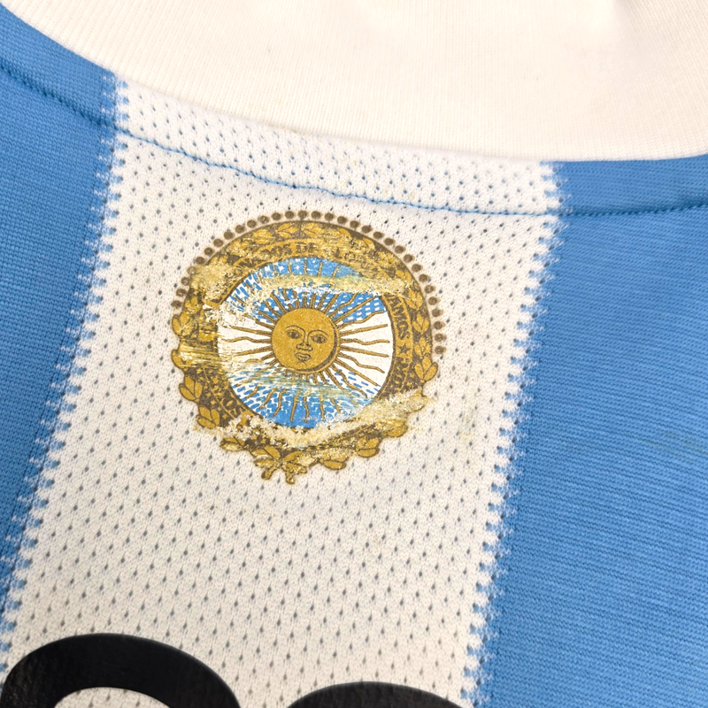 2010/11 Argentina Home Football Shirt (L) Adidas #10 Messi