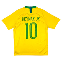 2018/19 Brazil Home Football Shirt (L) Nike #10 Neymar Jr