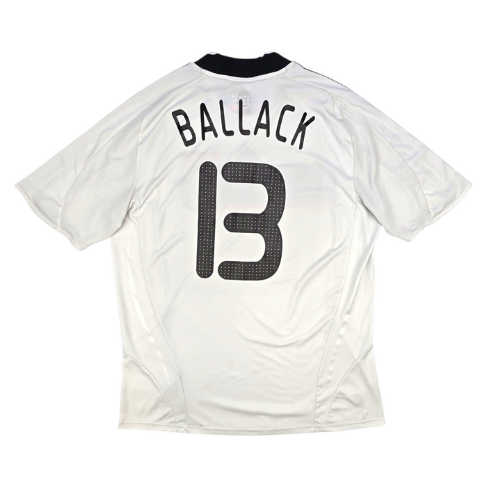 2008/10 Germany Home Football Shirt (XL) Adidas #13 Ballack