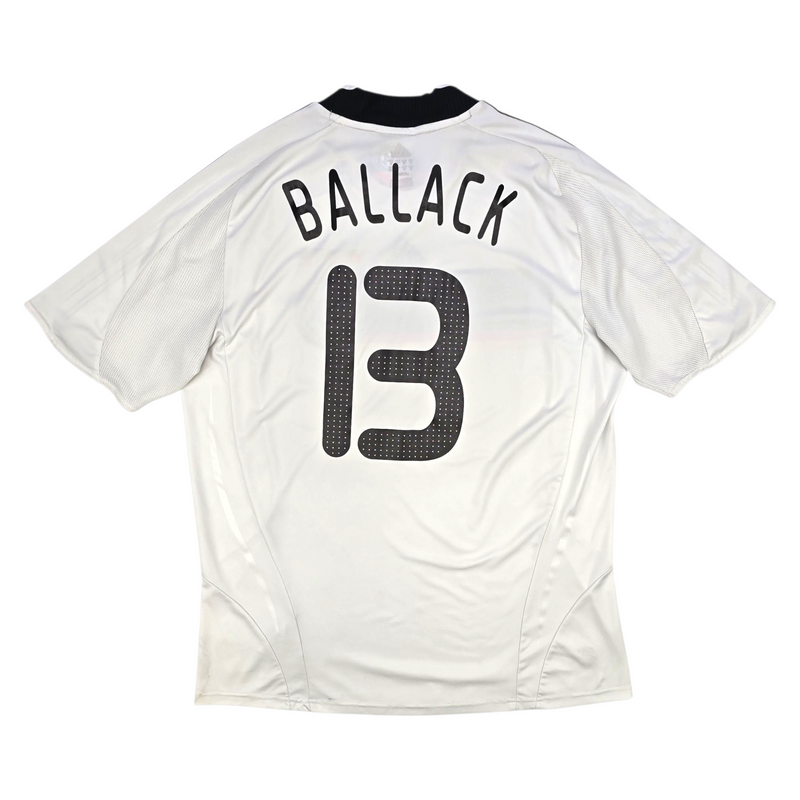 2008/10 Germany Home Football Shirt (XL) Adidas #13 Ballack