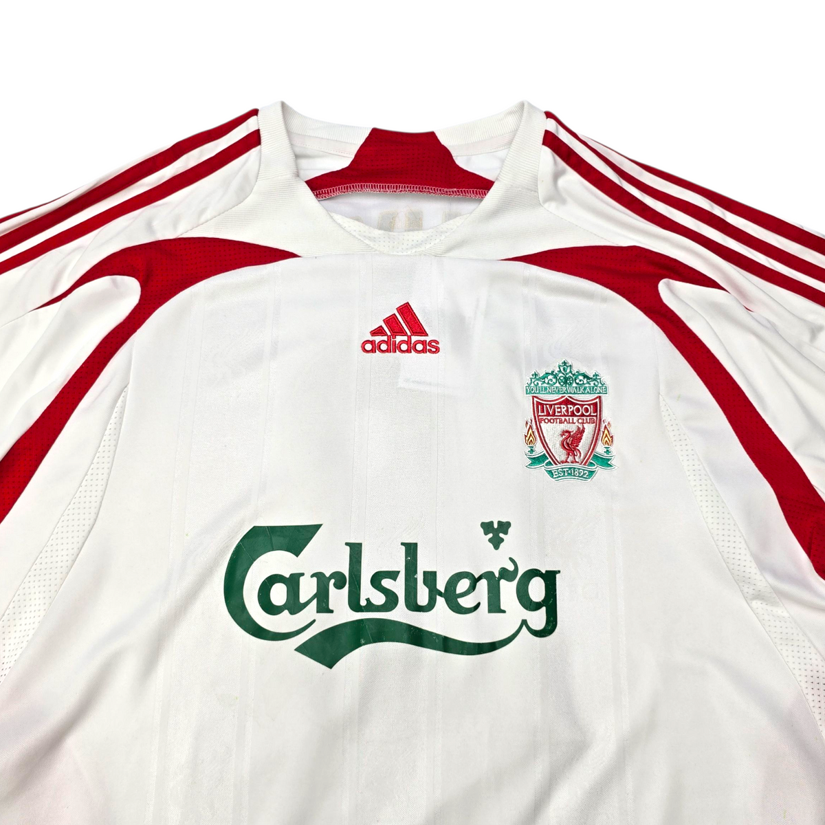 2007/08 Liverpool Away Football Shirt (2XL) Adidas #18 Kuyt