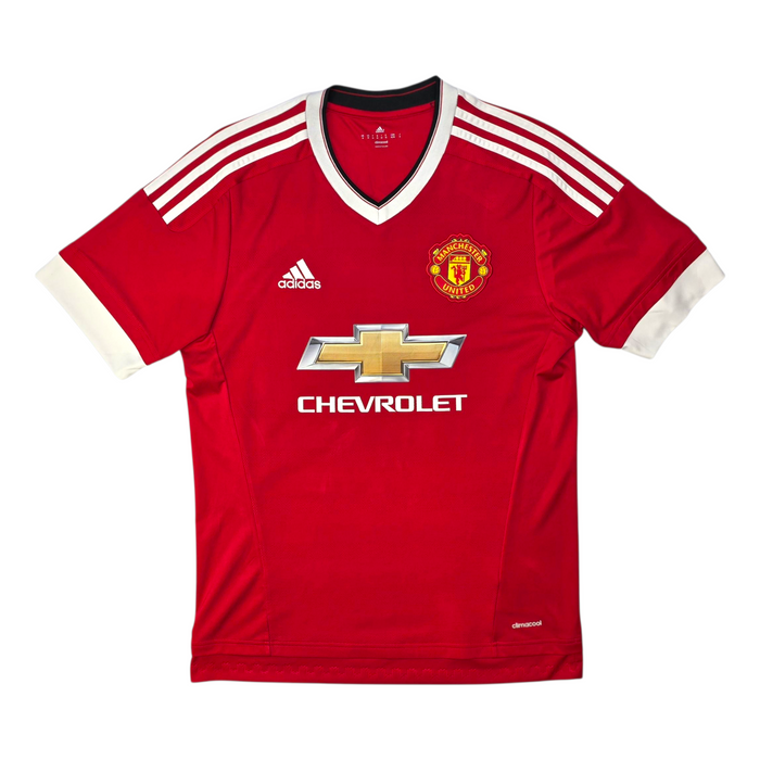 2015/16 Manchester United Home Football Shirt (M) Adidas #10 Rooney