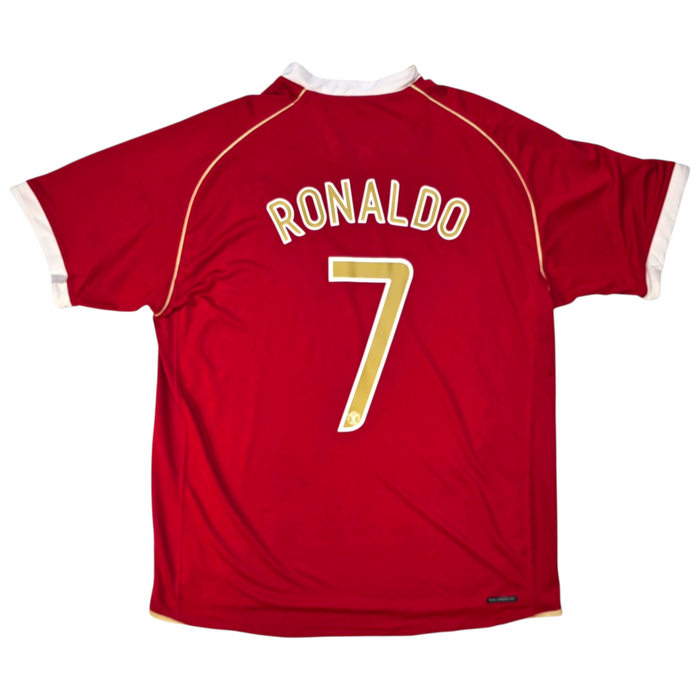 2006/07 Manchester United Home Football Shirt (XL) Nike #7 Ronaldo (BNWTs)
