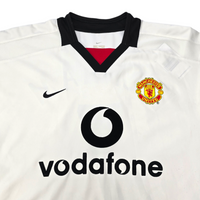 2002/03 Manchester United Away Football Shirt (M) Nike #7 Beckham