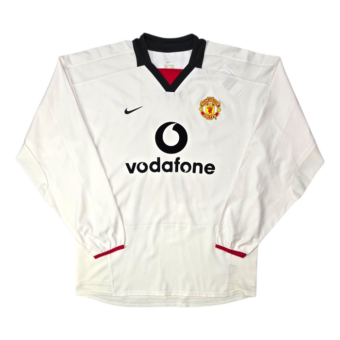 2002/03 Manchester United Away Football Shirt (M) Nike #7 Beckham