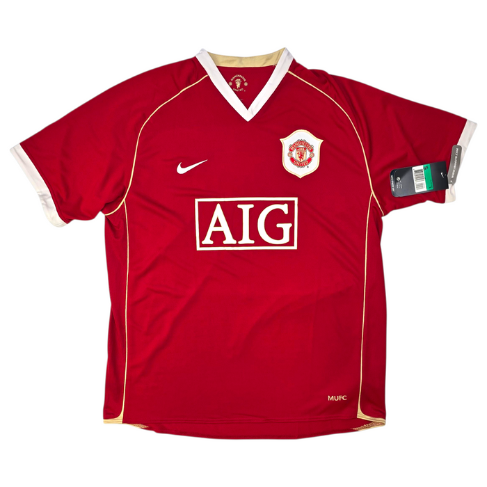 2006/07 Manchester United Home Football Shirt (XL) Nike #7 Ronaldo (BNWTs)