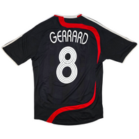 2007/08 Liverpool Third Football Shirt (M) Adidas #8 Gerrard