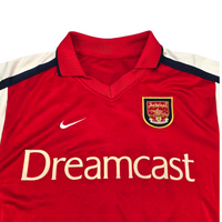 2000/02 Arsenal Home Football Shirt (S) Nike #14 Henry