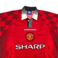 1996/98 Manchester United Home Football Shirt (XL) Umbro #7 Cantona
