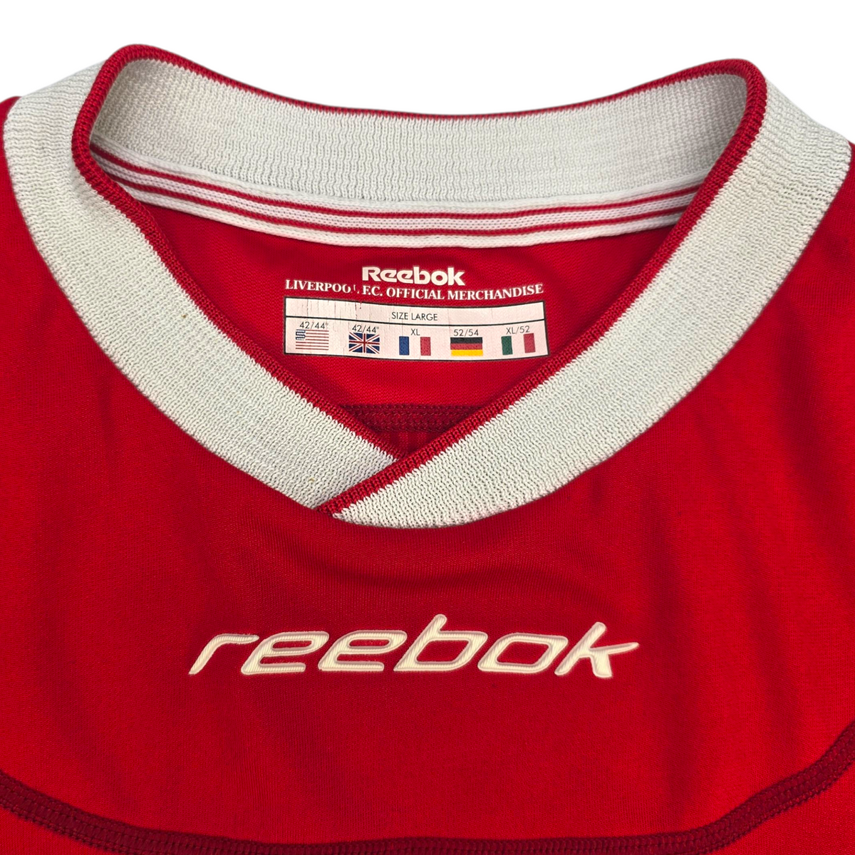 2002/04 Liverpool Home Football Shirt (XL) Reebok #7 Kewell