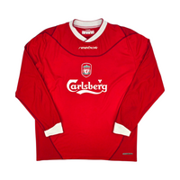 2002/04 Liverpool Home Football Shirt (XL) Reebok #7 Kewell