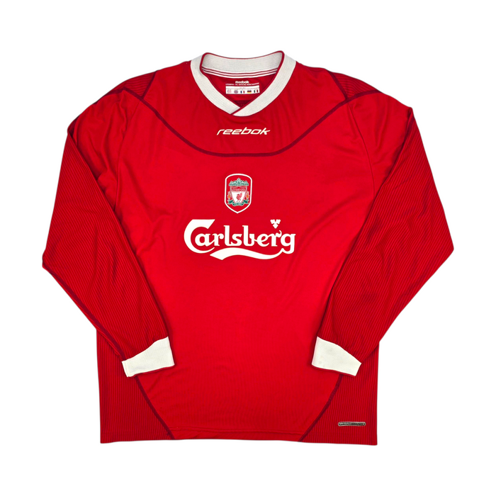 2002/04 Liverpool Home Football Shirt (XL) Reebok #7 Kewell