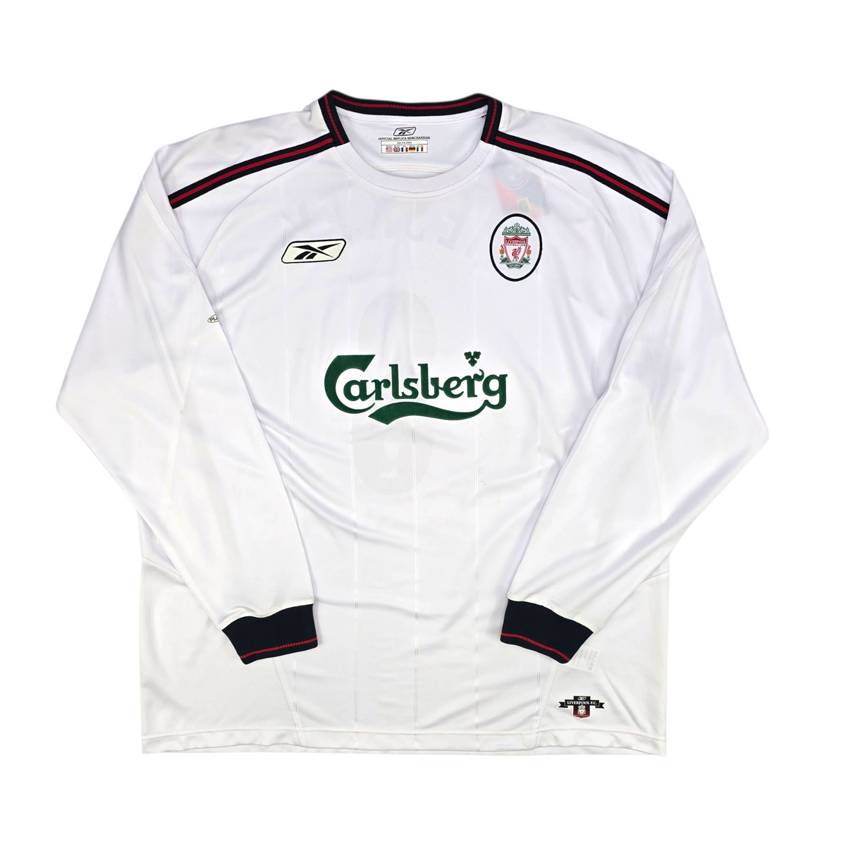 2003/05 Liverpool Away Football Shirt (2XL) Reebok #8 Heskey