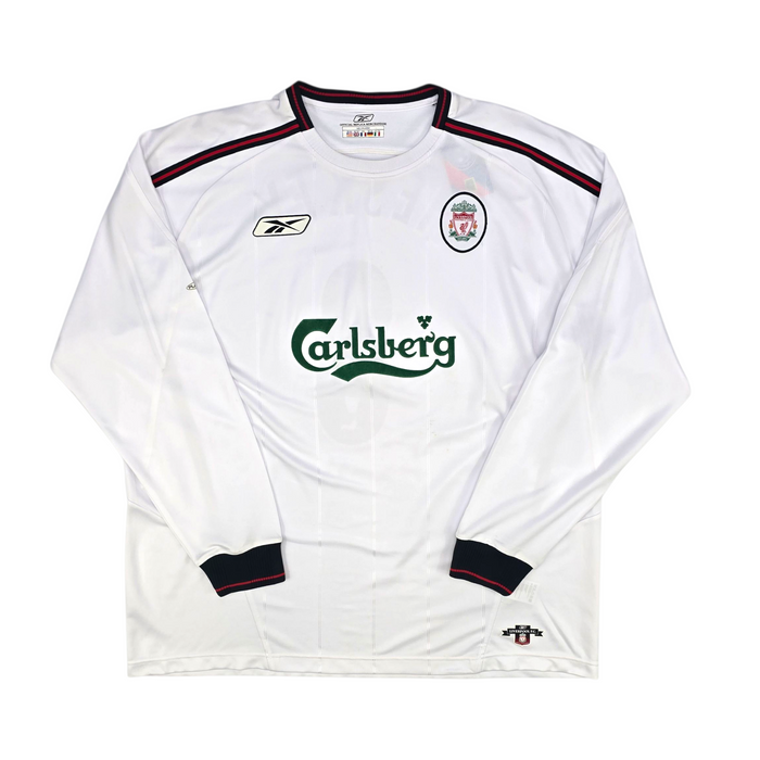 2003/05 Liverpool Away Football Shirt (2XL) Reebok #8 Heskey