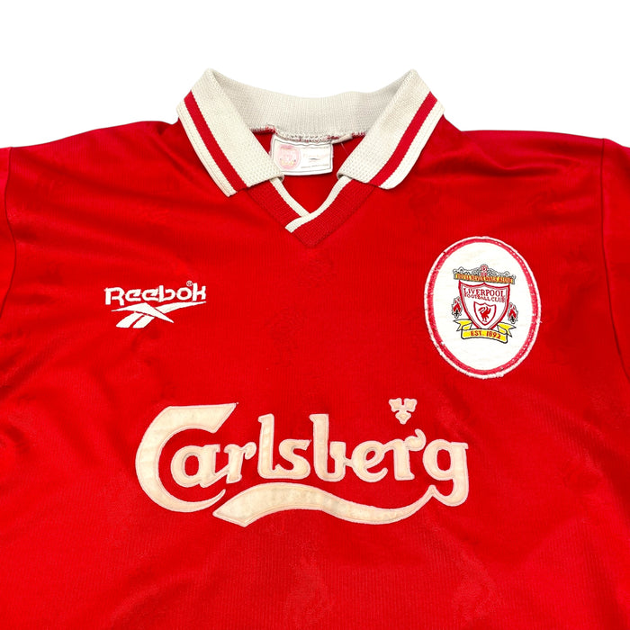 1996/98 Liverpool Home Football Shirt (S) Reebok