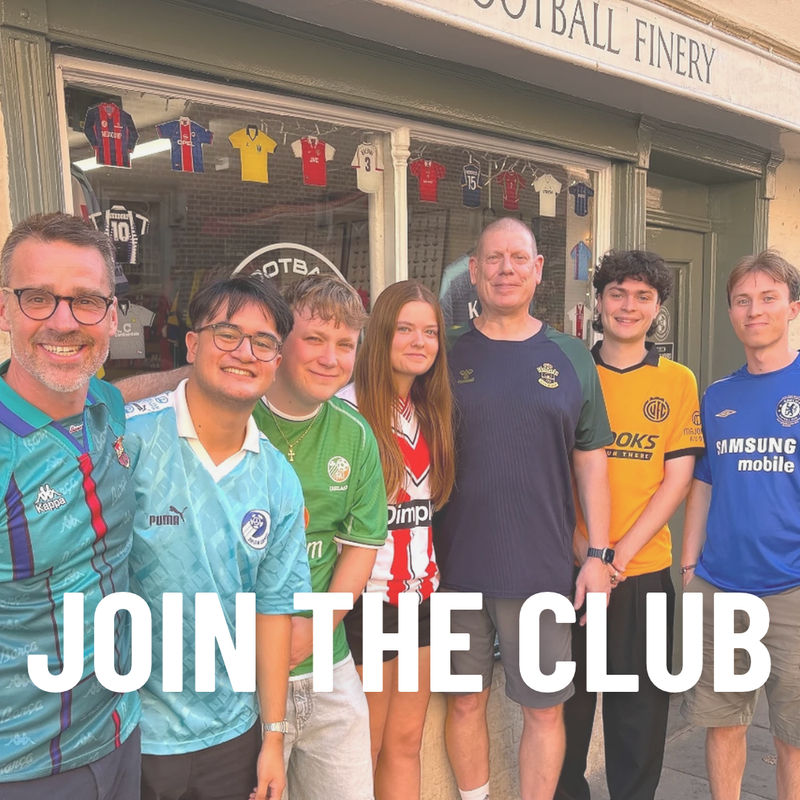 The Football Finery Team Outside the Cambridge Shop
