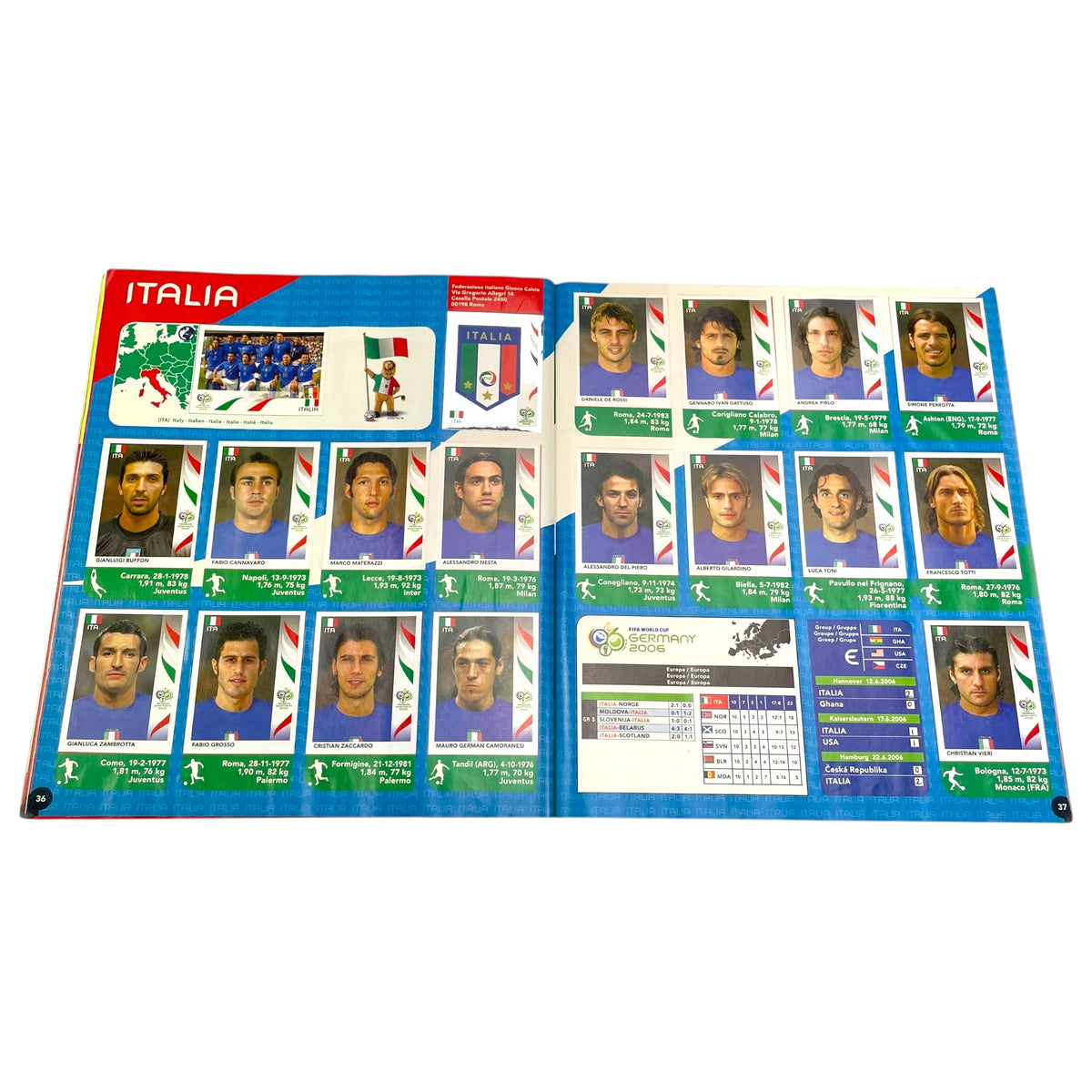 Panini Official World Cup 2006 Sticker Album (Complete)