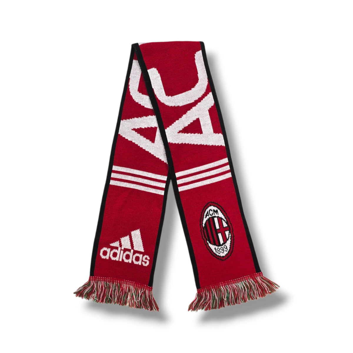 AC Milan Vintage Football Scarf - Football Finery - FFS166