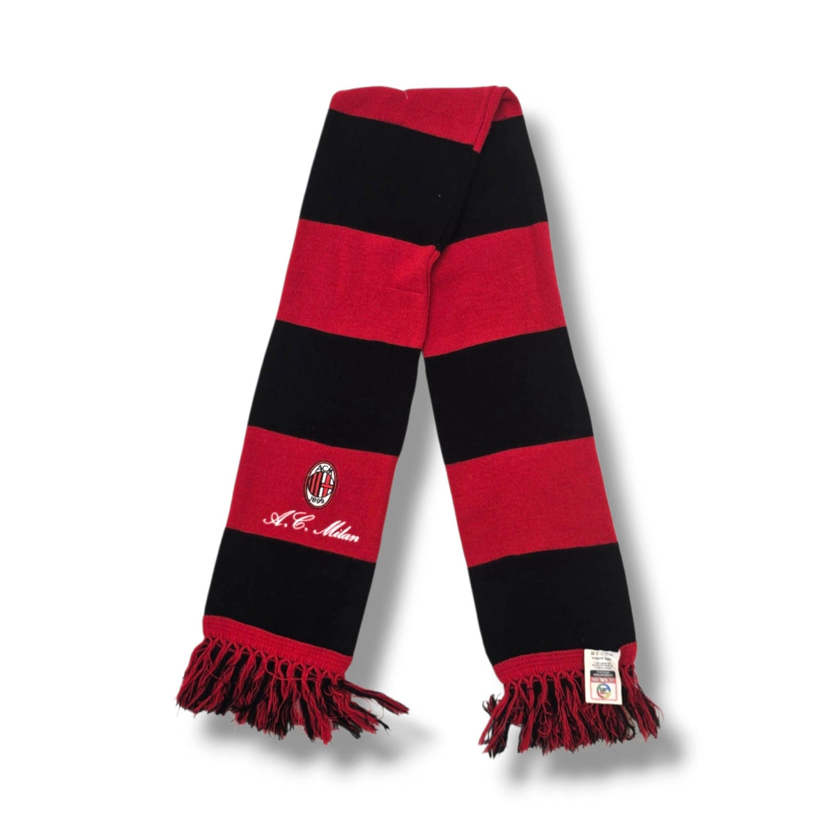 AC Milan Vintage Football Scarf - Football Finery - FFS208