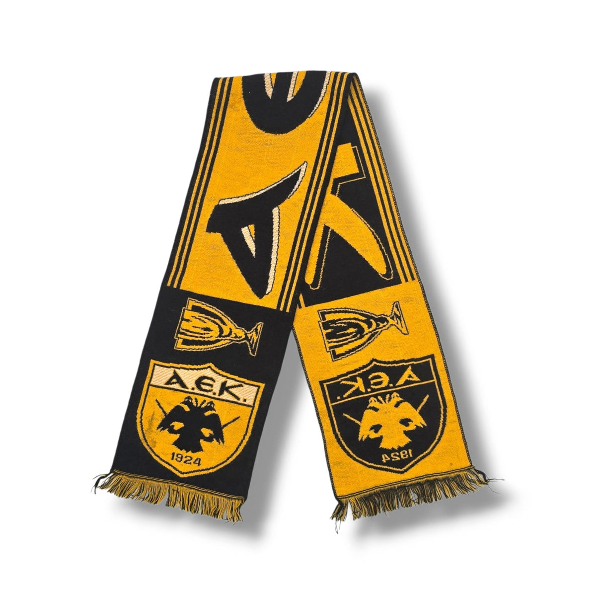 AEK Athens Vintage Football Scarf - Football Finery - FFS206