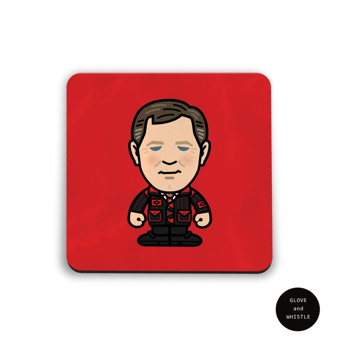 Alex Ferguson Manchester United Football Coaster - Football Finery - FF203100