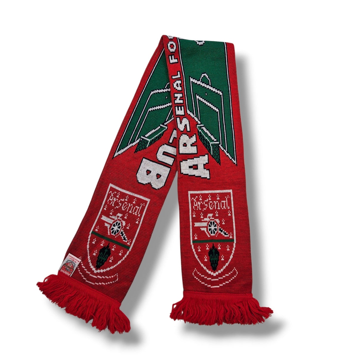 Arsenal Vintage Football Scarf | Pitch Grapic - Football Finery - FFS073