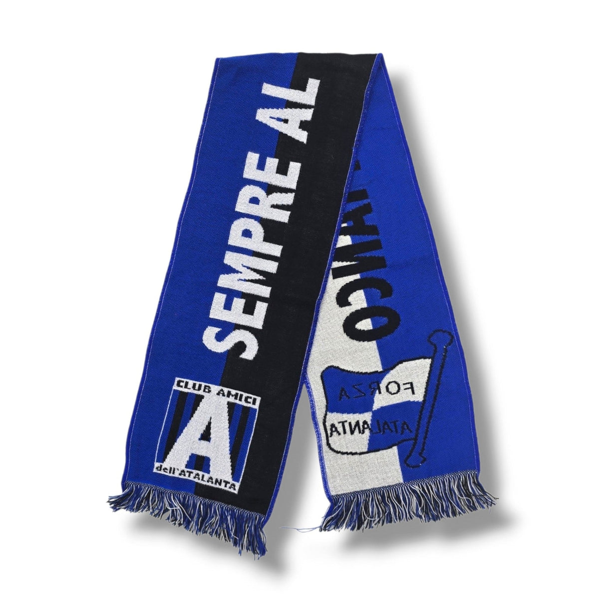 Atalanta Vintage Football Scarf - Football Finery - FFS195