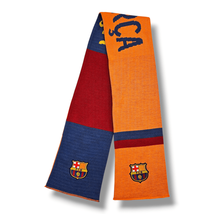 Barcelona Vintage Football Scarf - Football Finery - FFS006