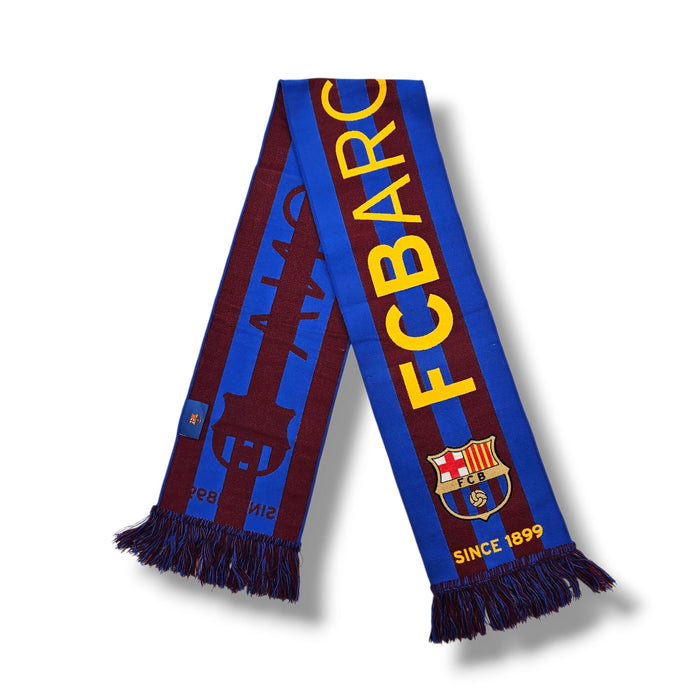 Barcelona Vintage Football Scarf - Football Finery - FFS107
