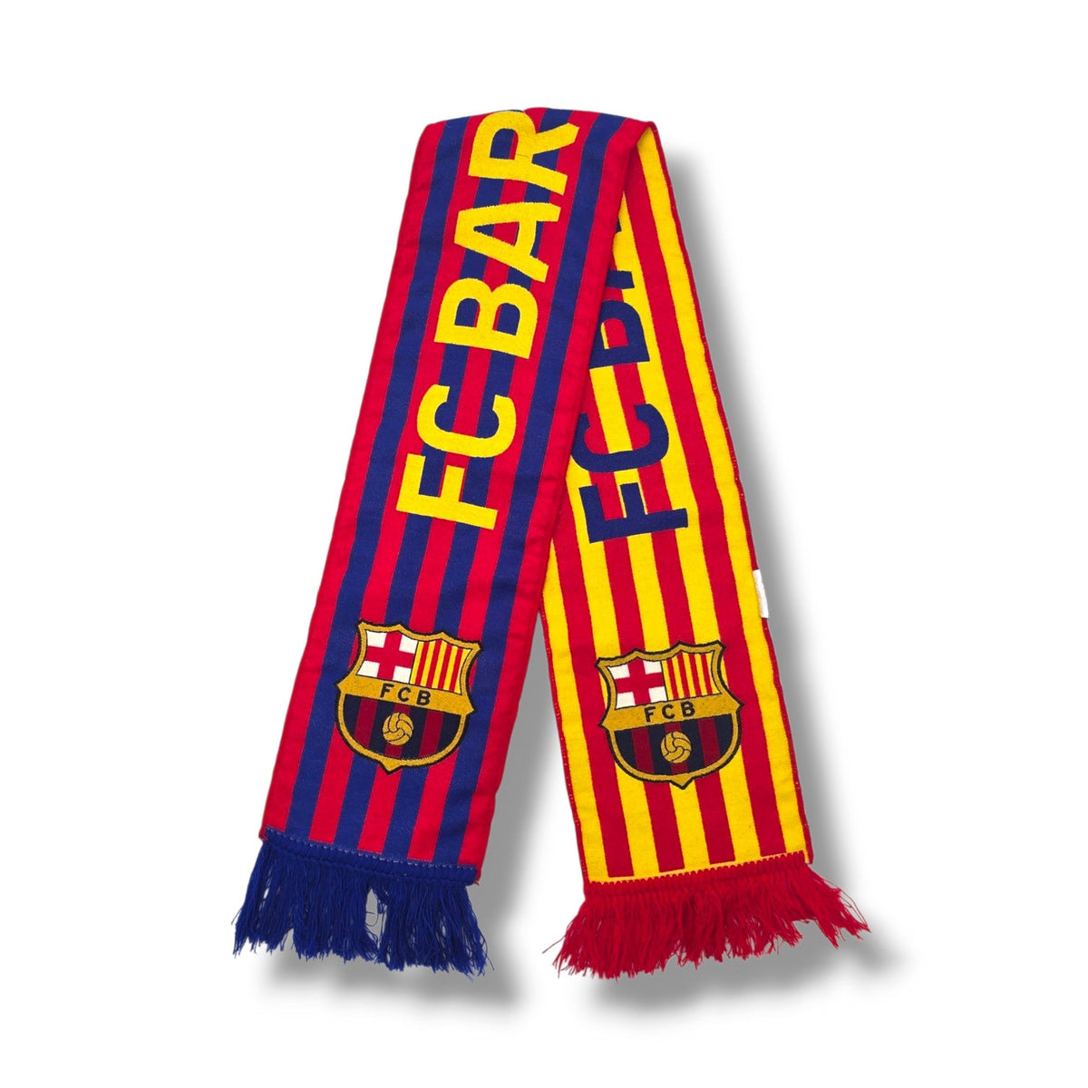 Barcelona Vintage Football Scarf - Football Finery - FFS186