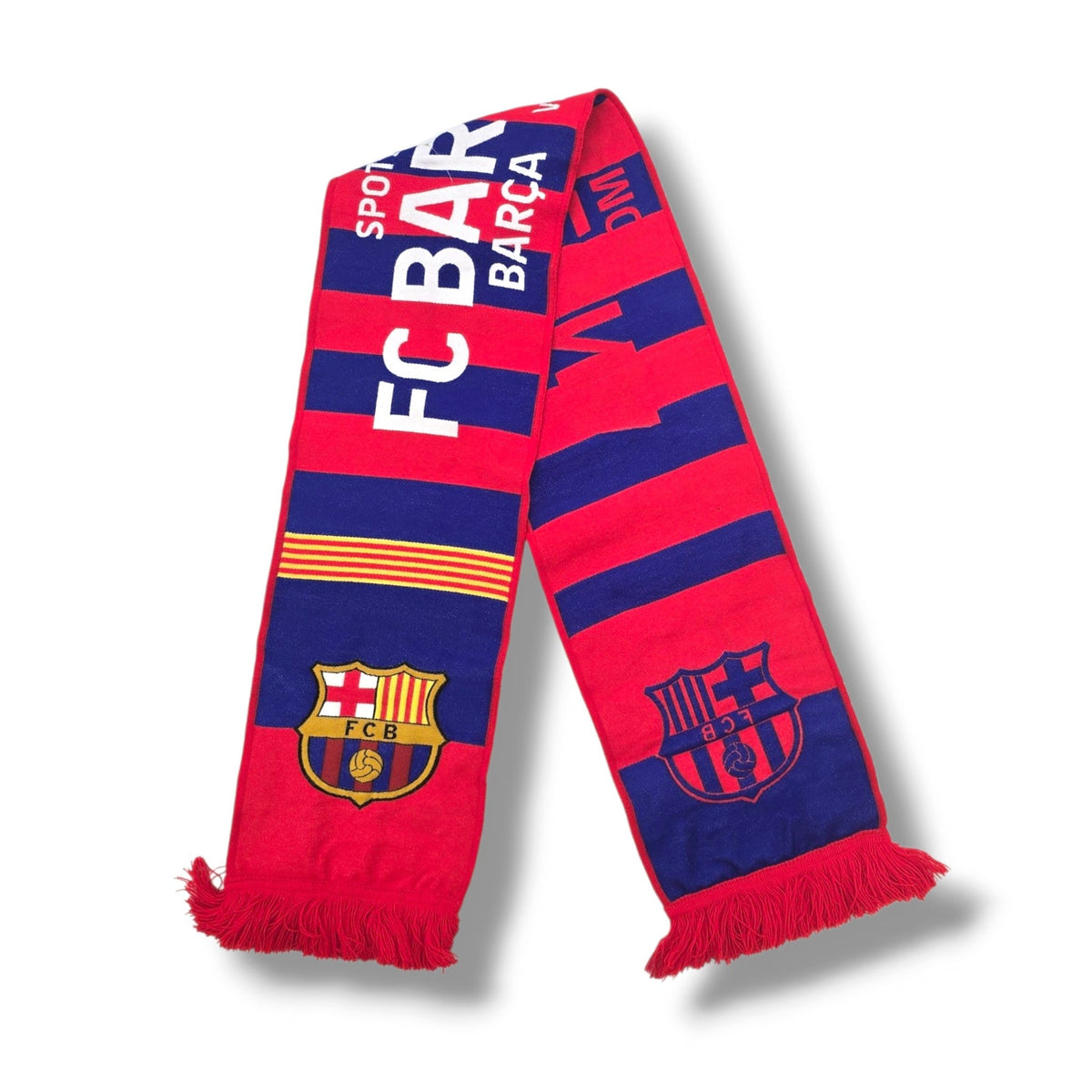 Barcelona Vintage Football Scarf - Football Finery - FFS187