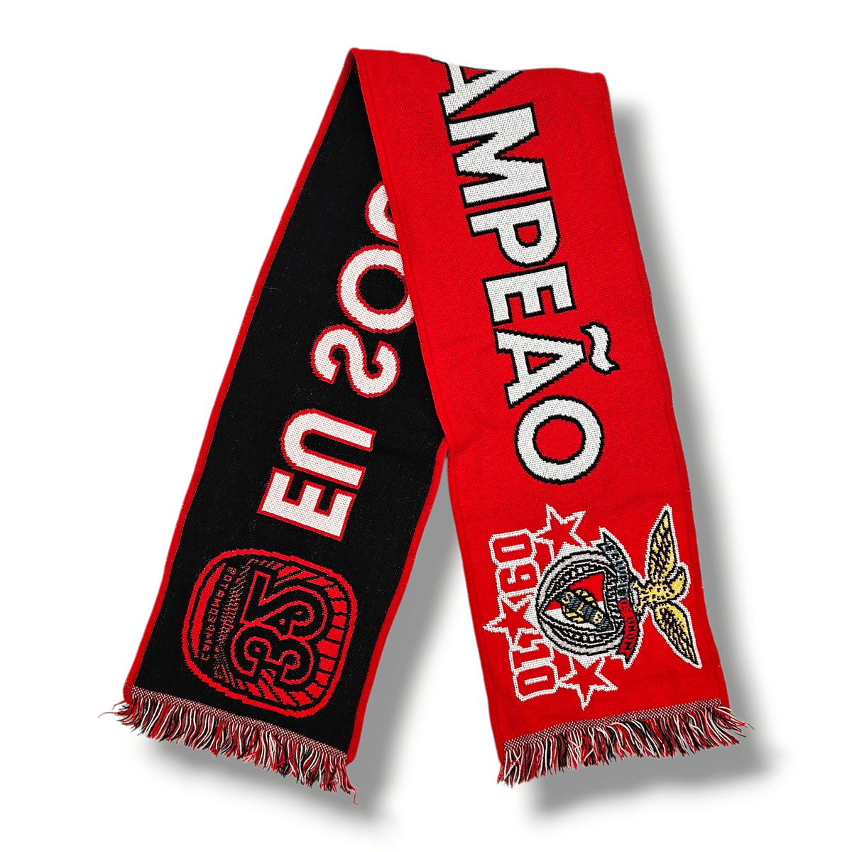Benfica Vintage Football Scarf - Football Finery - FFS008