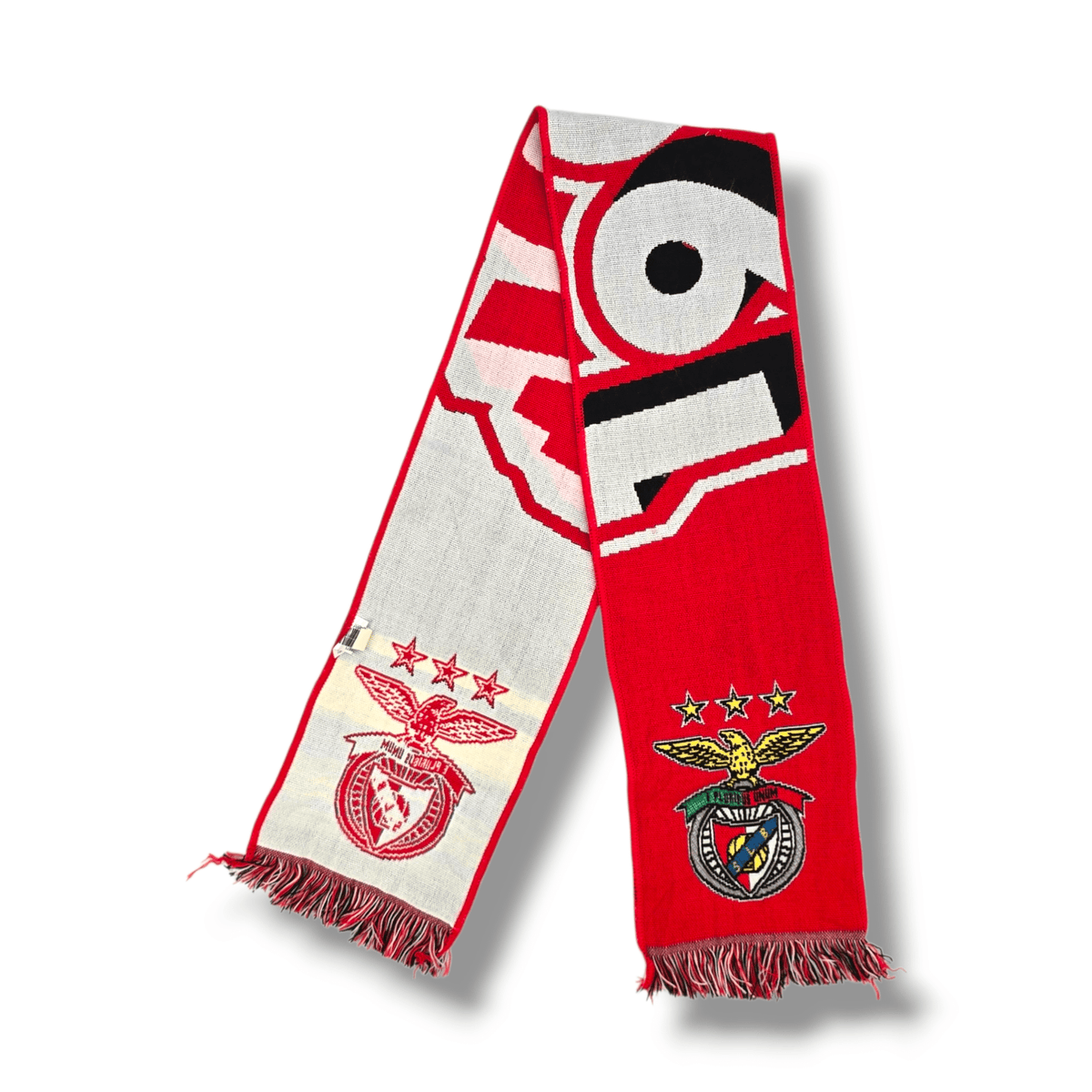 Benfica Vintage Football Scarf - Football Finery - FFS016