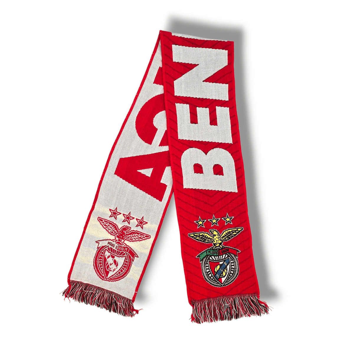 Benfica Vintage Football Scarf - Football Finery - FFS017