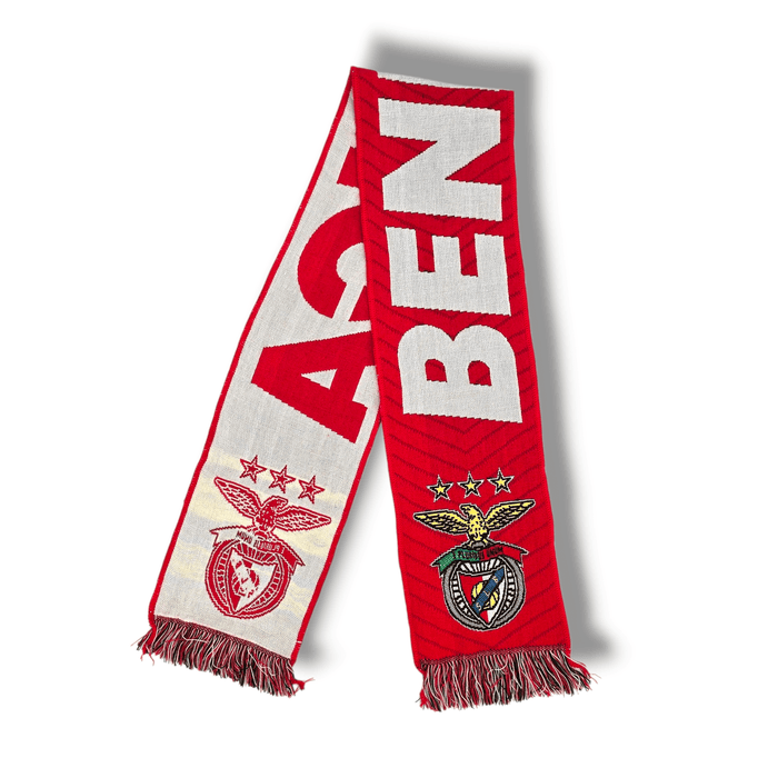 Benfica Vintage Football Scarf - Football Finery - FFS017
