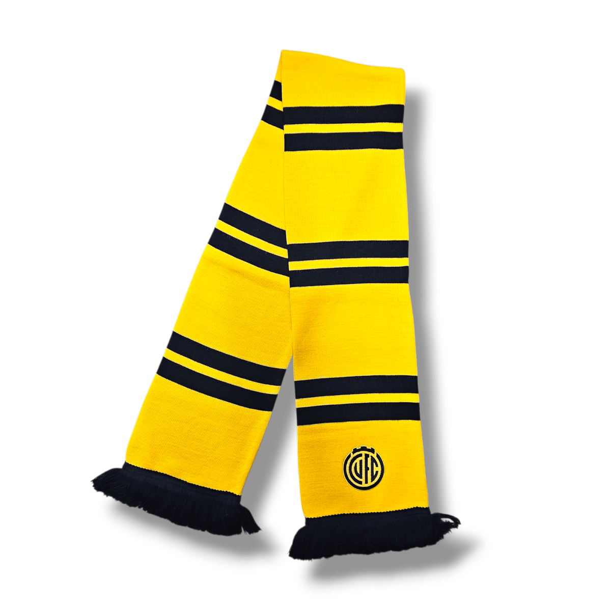 Cambridge United Embroidered Scarf - Football Finery - CUFC_SCARF_EMBROIDERED