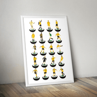 Cambridge United Legends Subbuteo Print - Football Finery - CUFC_Subbuteo_ART_A3