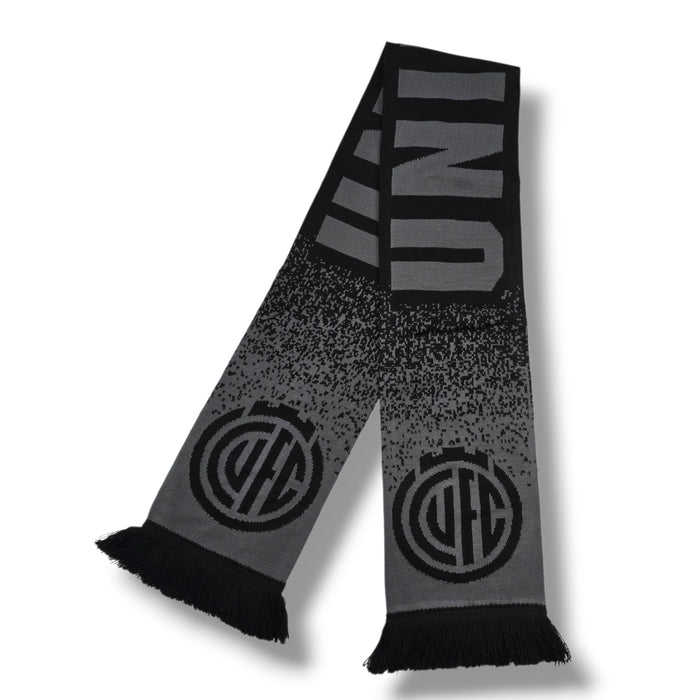 Cambridge United Scarf | All Black Text - Football Finery - UFC_SCARCF_TEXT_(ALL BLACK)