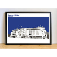 Chelsea Football Artwork - Stamford Bridge - Football Finery - FF203118