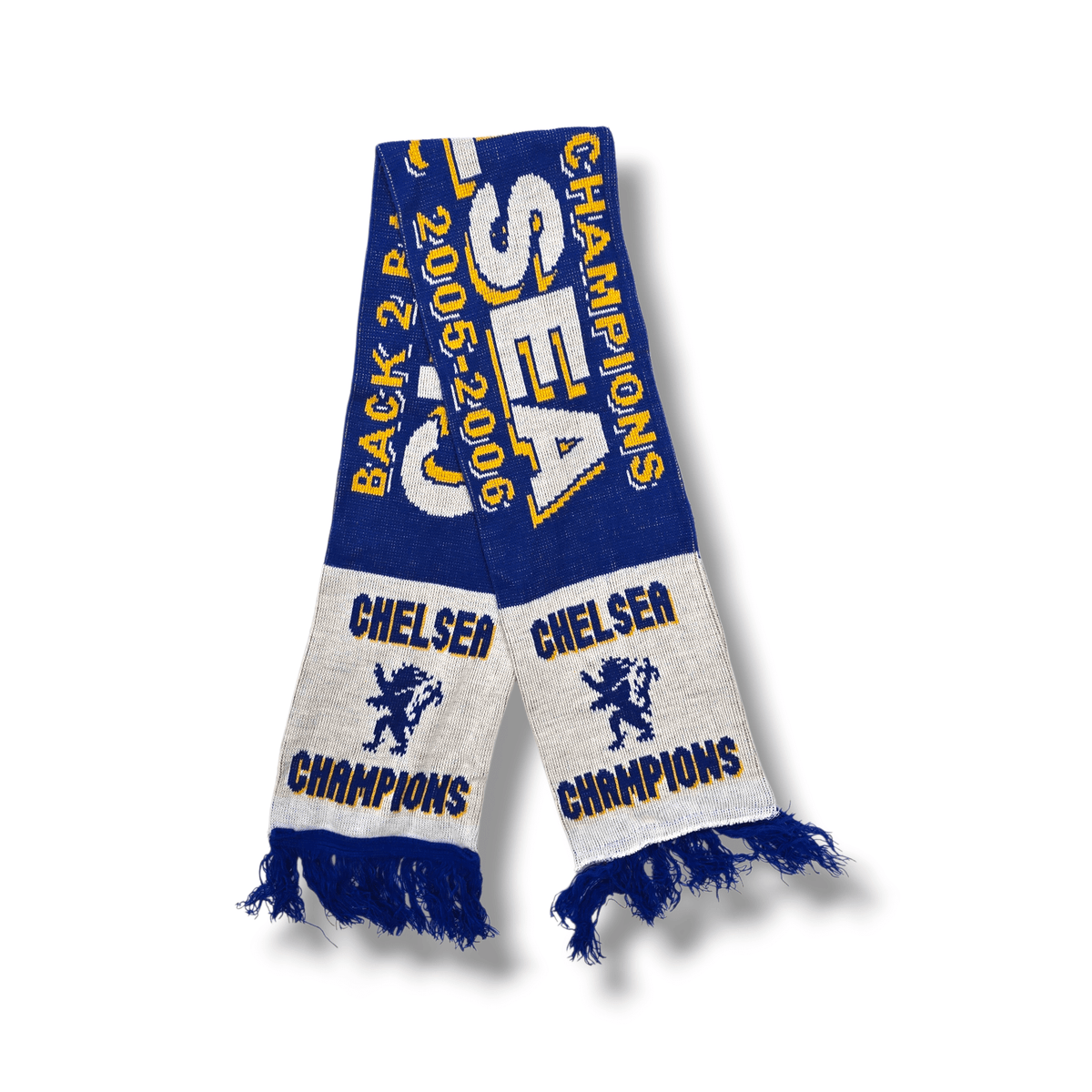 Chelsea Vintage Football Scarf | 2005/06 PL Champions - Football Finery - FFS044