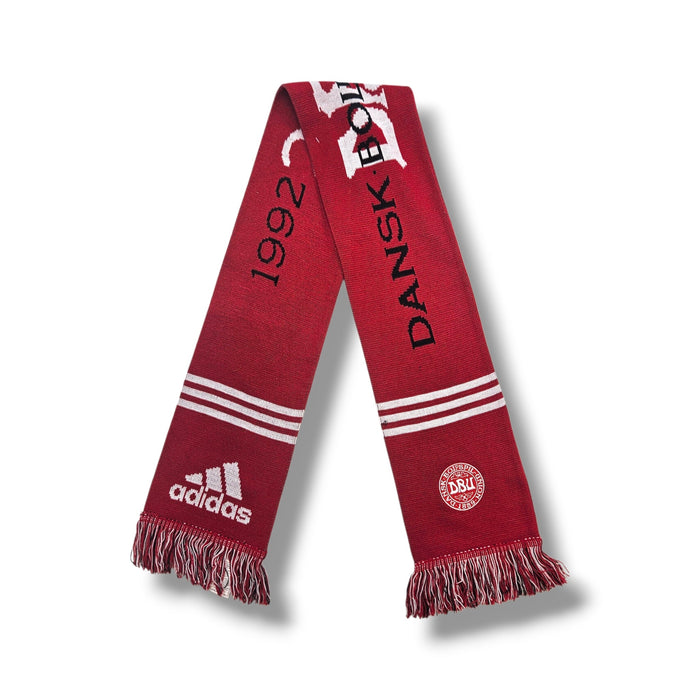 Denmark Vintage Football Scarf | 20th Anniversary Euro 92 - Football Finery - FFS082