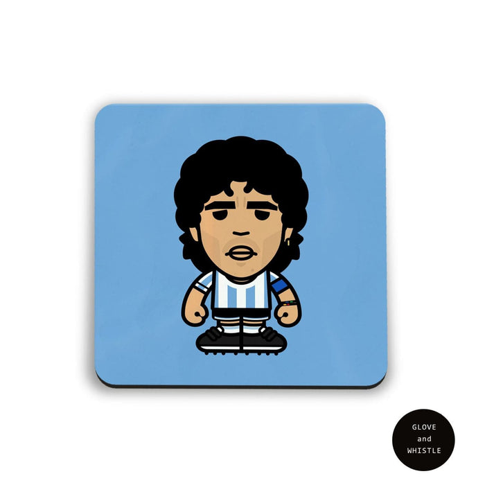 Diego Maradona Argentina Football Coaster - Football Finery - FF203100