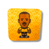 Dion Dublin Cambridge United Football Coaster - Football Finery - GW_Coaster_CUFC_Dublin